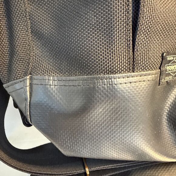 PORTER HEAT SLING SHOULDER BAG Nylon Leather Black Good Used Condition - Picture 5 of 16